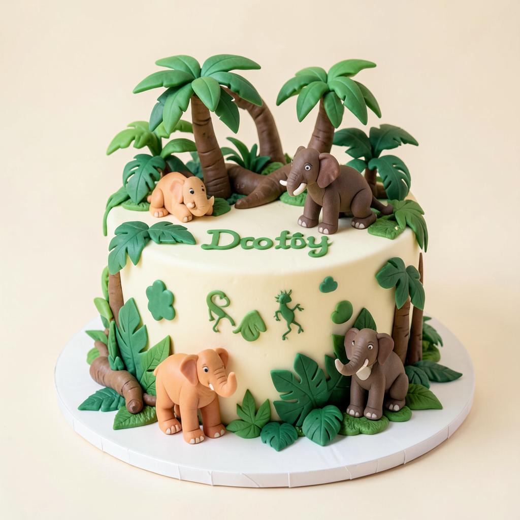 Jungle Theme — cake design