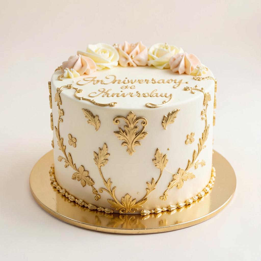 Anniversary Cake — cake design
